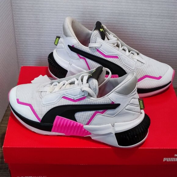 Puma Provoke XT training shoes / sneakers white pink women's size 5.5 - Picture 1 of 12